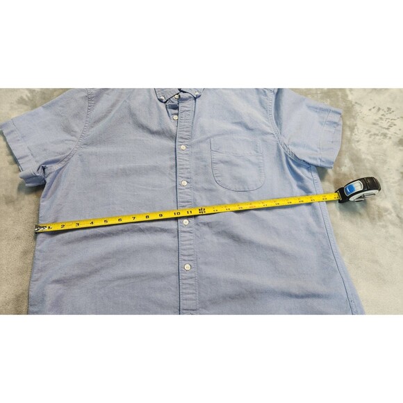 Sewn For J Crew Men's Large Blue 100% Cotton Classic Fit Button Down Shirt - Picture 7 of 7